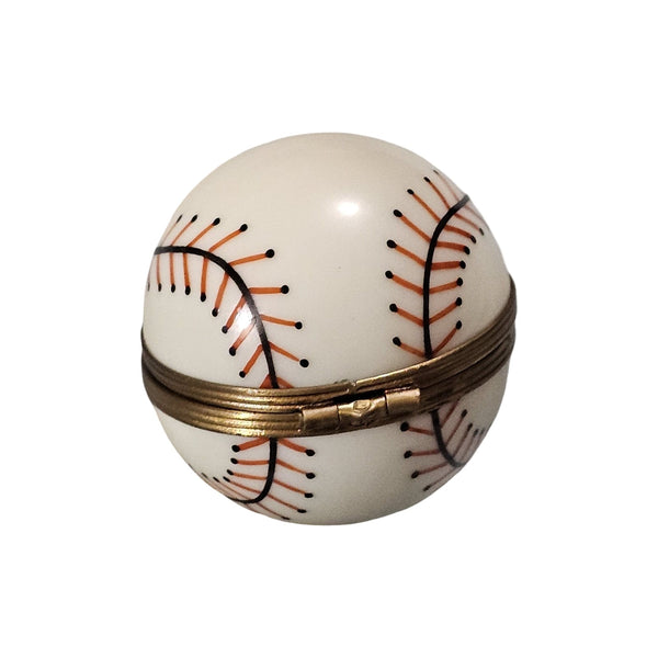 Classic Limoges Baseball Box Porcelain Limoges sports French Trinket Box