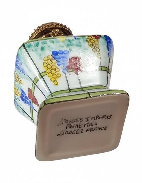 Colorful Square Hourglass Shaped Box