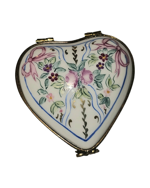 Marie Antoinette Blue Ribbon Heart