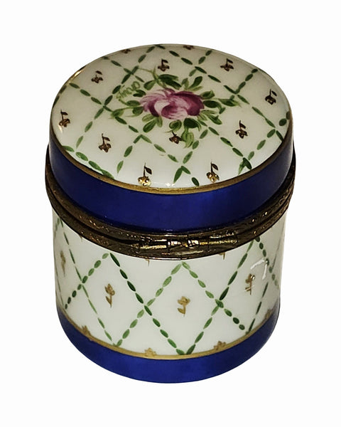 Tall Blue Gold Round