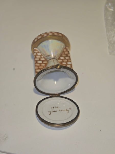 Egyptian Hour Glass Limoges Box