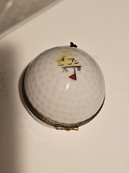 Golf Ball w Flag Painting Inside