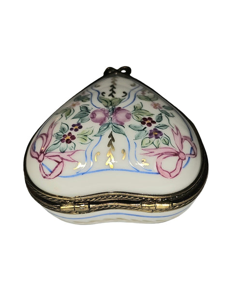 Marie Antoinette Blue Ribbon Heart