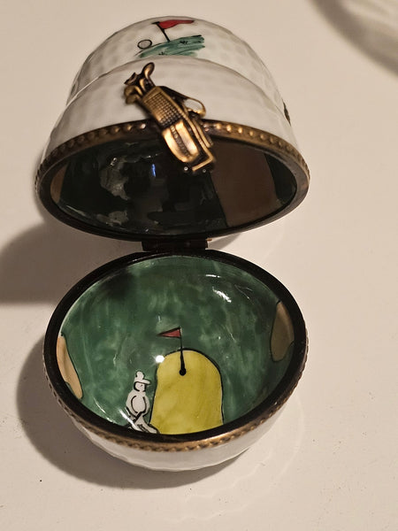 Golf Ball w Flag Painting Inside