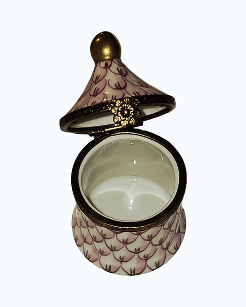 Pink Feathered Tent Box