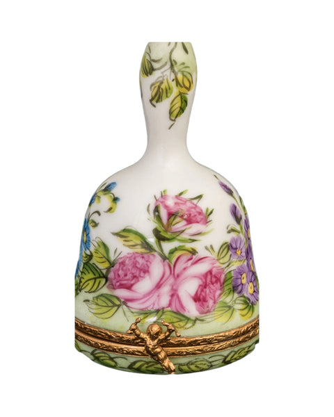 Floral Bell w Handle