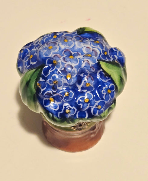 Blue Bouquet of Flowers - PV Limoges Box