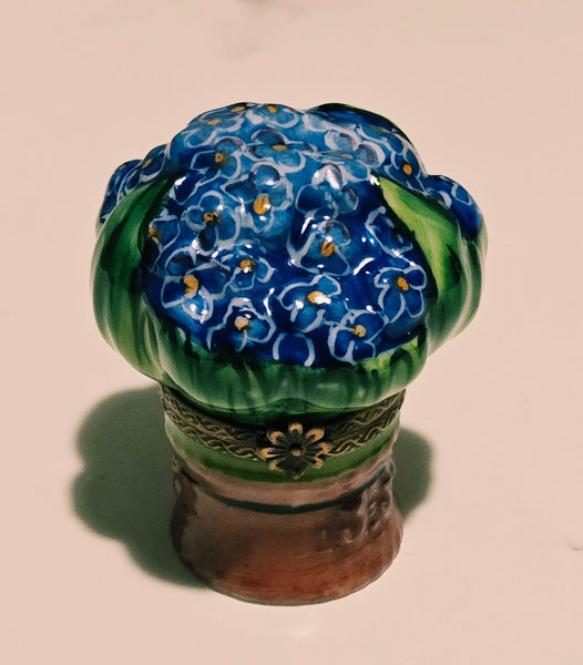 Blue Bouquet of Flowers - PV Limoges Box