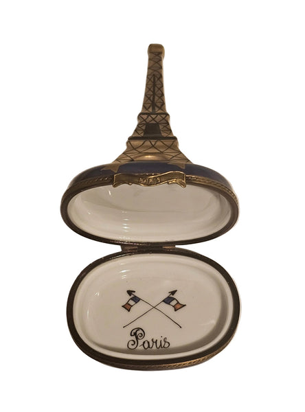 Eiffel Tower Sun Moon Rochard Limoges Box Authentic Limoges Box