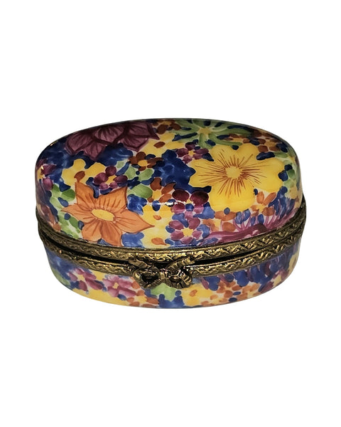 Colorful Floral on Oval