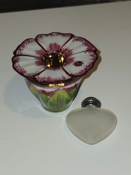 White Pink Flower w Perfume