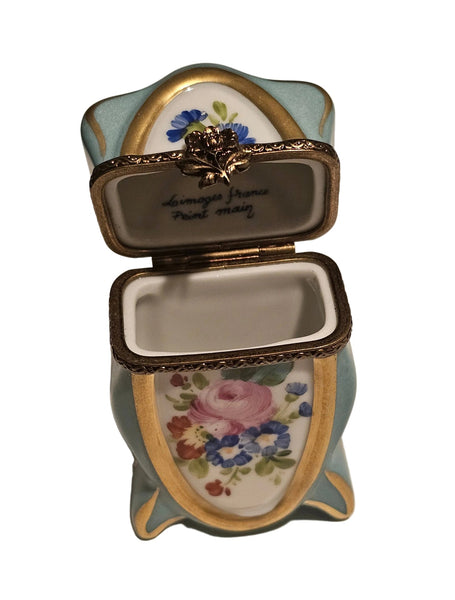 Pastel Shaped Tall Limoges Box Authentic Limoges Box