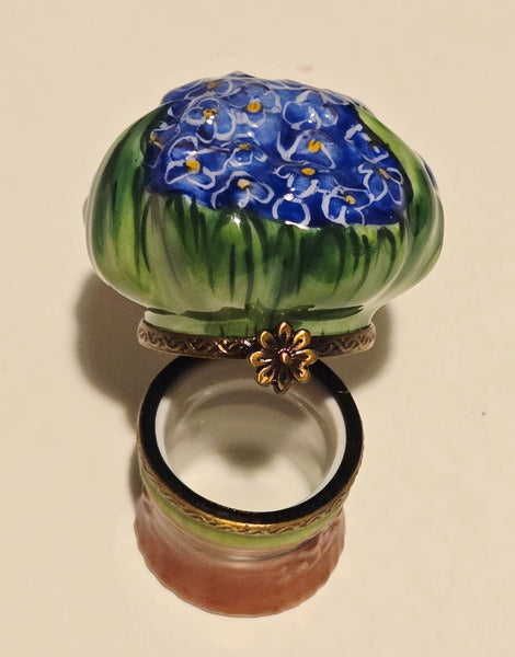 Blue Bouquet of Flowers - PV Limoges Box