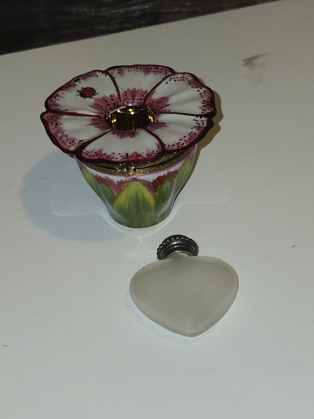 White Pink Flower w Perfume