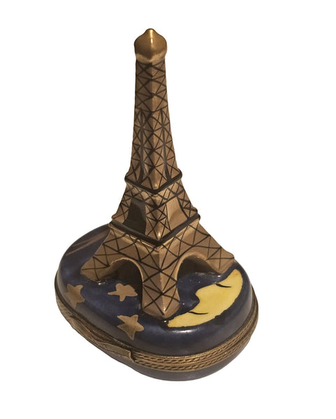 Eiffel Tower Sun Moon Rochard Limoges Box Authentic Limoges Box
