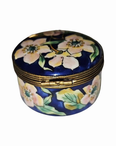 Cobalt Blue w Helleborn Flowers