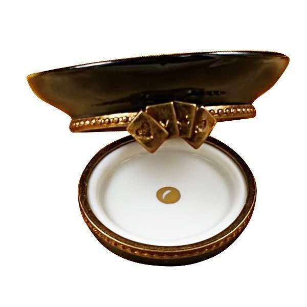 Roulette Wheel Porcelain Limoges games French Trinket Box