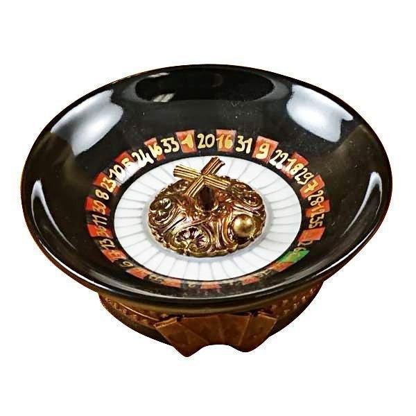 Roulette Wheel Porcelain Limoges games French Trinket Box