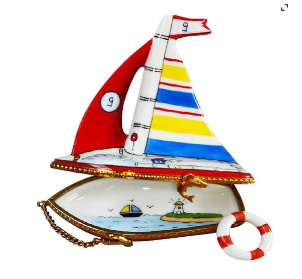 Sailboat w Life Saveer