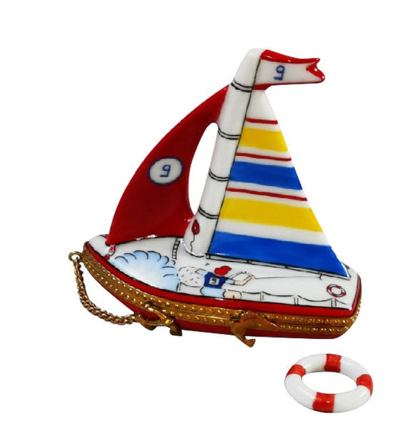 Sailboat w Life Saveer