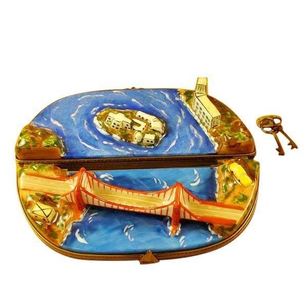San Francisco Bay - Two Parts limoges box Porcelain Limoges monuments French Trinket Box