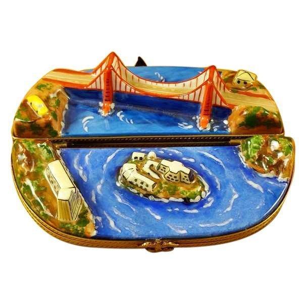San Francisco Bay - Two Parts limoges box Porcelain Limoges monuments French Trinket Box