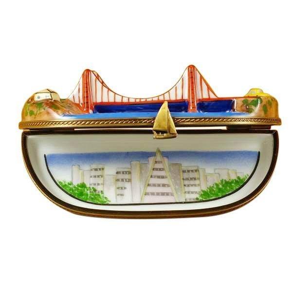 San Francisco Bay - Two Parts limoges box Porcelain Limoges monuments French Trinket Box
