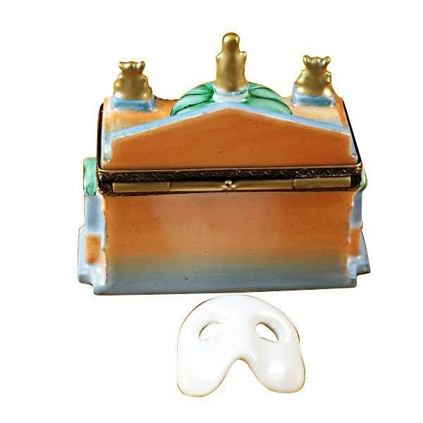 Small Paris Opera House Porcelain Limoges fine art travel French Trinket Box