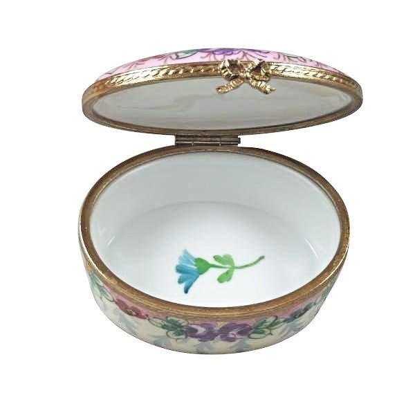 Thank You Oval Porcelain Limoges special occasions French Trinket Box