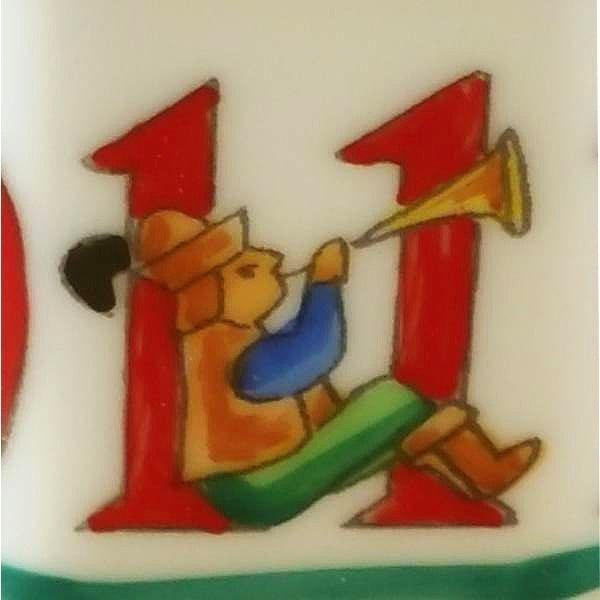 Twelve Days of Christmas with Removable Wreath Porcelain Limoges xmas theme French Trinket Box