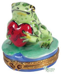 Frog Je T'Aime Limoges Porcelain Box