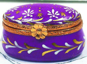  Authentic French Porcelain Hand Painted Limoges Box