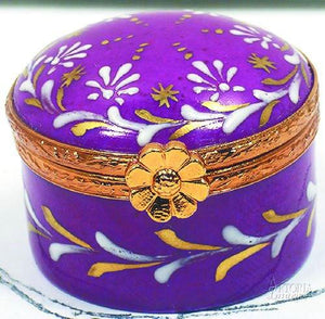 Small Round Limoges Box-traditional-Limoges Box Boutique