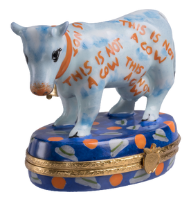 This Is Not A Cow Limoges Porcelain Box