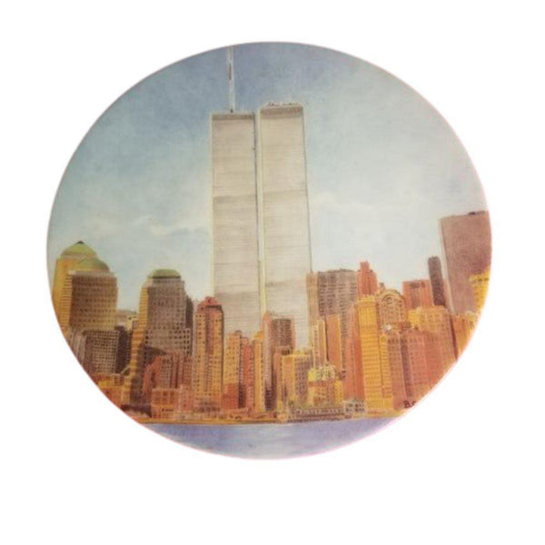 9 11 set World Trade Centers Firefighter Limoges Box