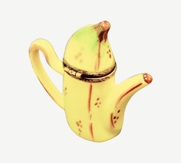 Banana Teapot Porcelain Limoges Trinket Box