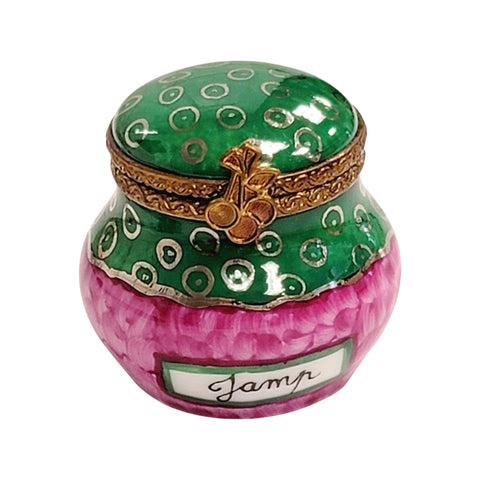 Berry Jam Jar Porcelain Limoges Trinket Box