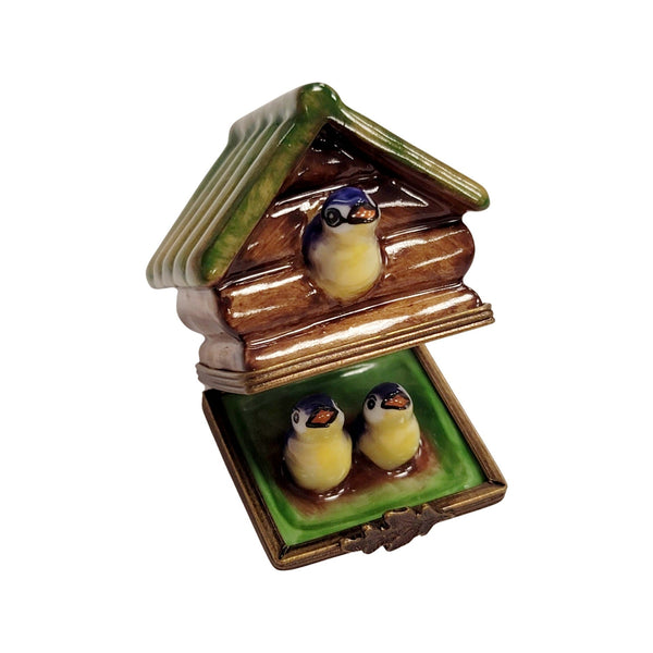 Bird House Porcelain Limoges Trinket Box