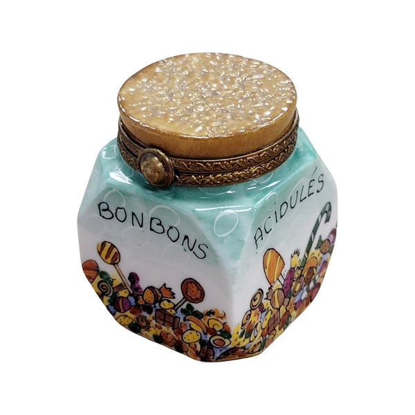 Candy Jar Bon Bon Porcelain Limoges Trinket Box