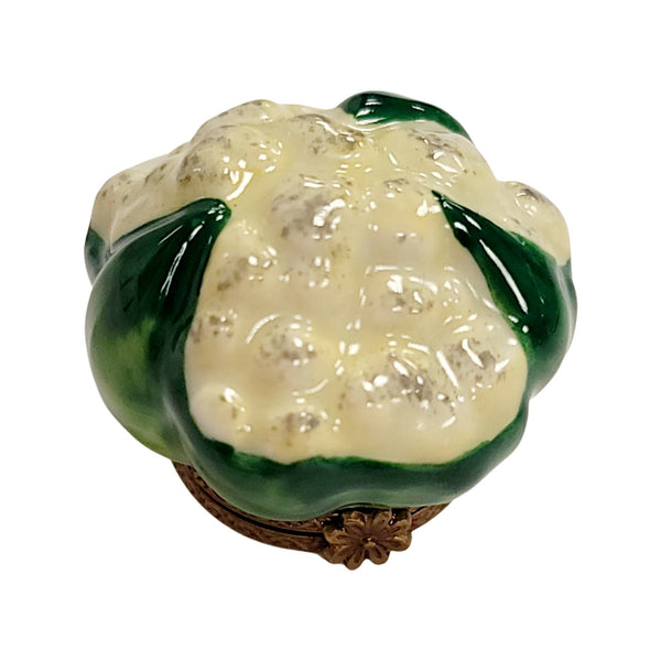 Cauliflower Porcelain Limoges Trinket Box