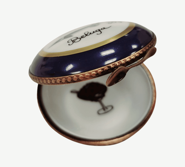 Caviar Porcelain Limoges Trinket Box