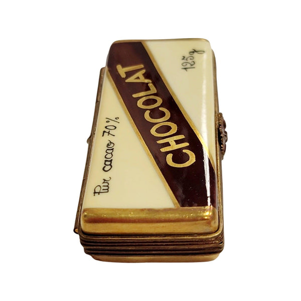 Chocolate Bar Cacao Rare Porcelain Limoges Trinket Box