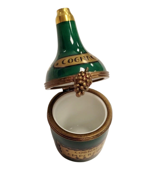 Cognac Porcelain Limoges Trinket Box