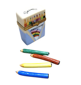 Crayon de Couleur Porcelain Limoges Trinket Box