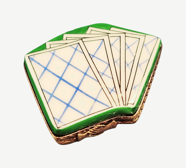 Deck of Playing Cards Porcelain Limoges Trinket Box