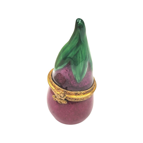 Eggplant Porcelain Limoges Trinket Box