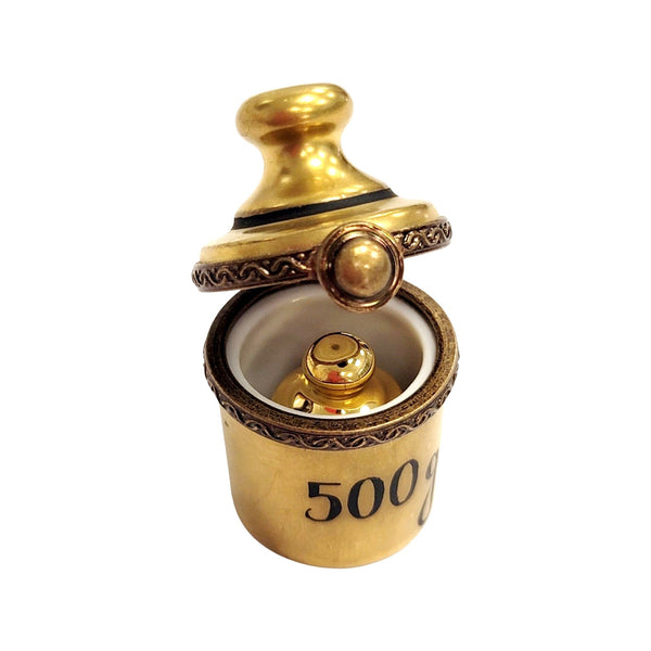 Gold Weight Porcelain Limoges Trinket Box