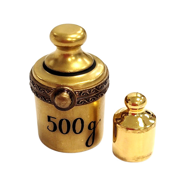 Gold Weight Porcelain Limoges Trinket Box