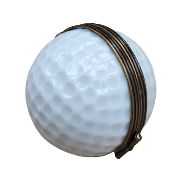Golf Ball Porcelain Limoges Trinket Box