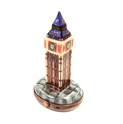 London Big Ben Clock Porcelain Limoges Trinket Box